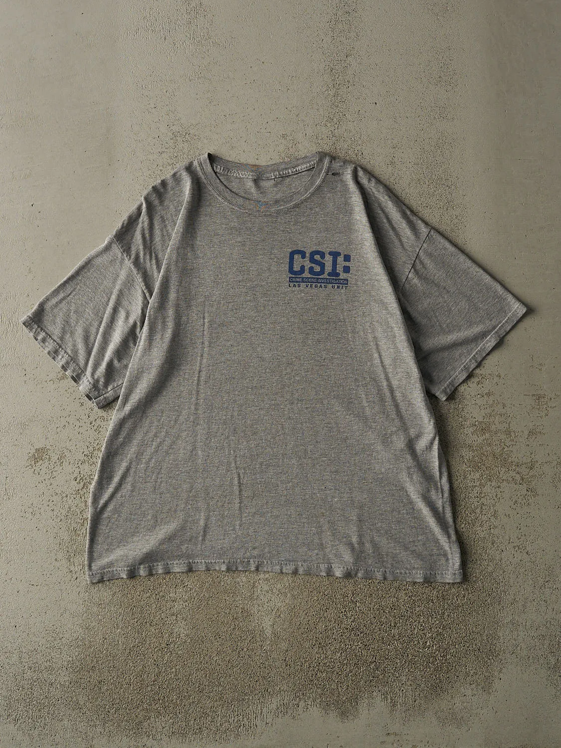 Vintage Y2K Grey CSI Las Vegas Tee (L/XL) sold by Rebalance Vintage