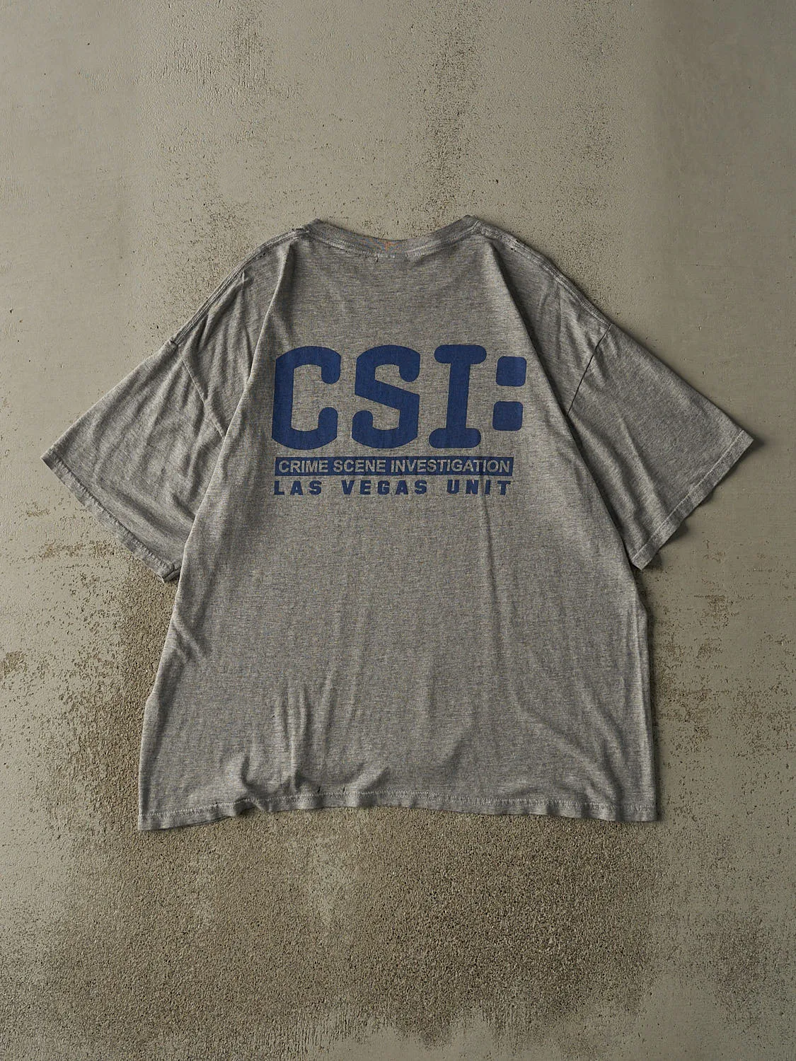 Vintage Y2K Grey CSI Las Vegas Tee (L/XL) sold by Rebalance Vintage product image thumbnail 2