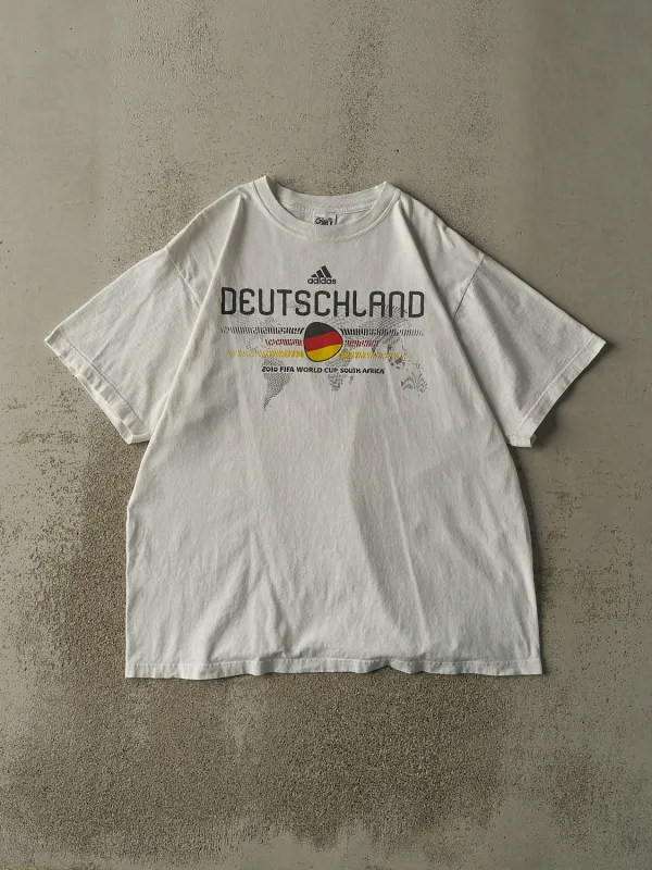 Vintage 10' White Fifa World Cup Soccer Tee (XL) sold by Rebalance Vintage