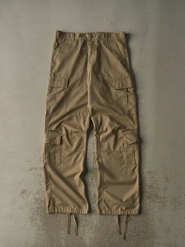 Vintage 90s Beige Military Cargo Pants (34x32.5) sold by Rebalance Vintage