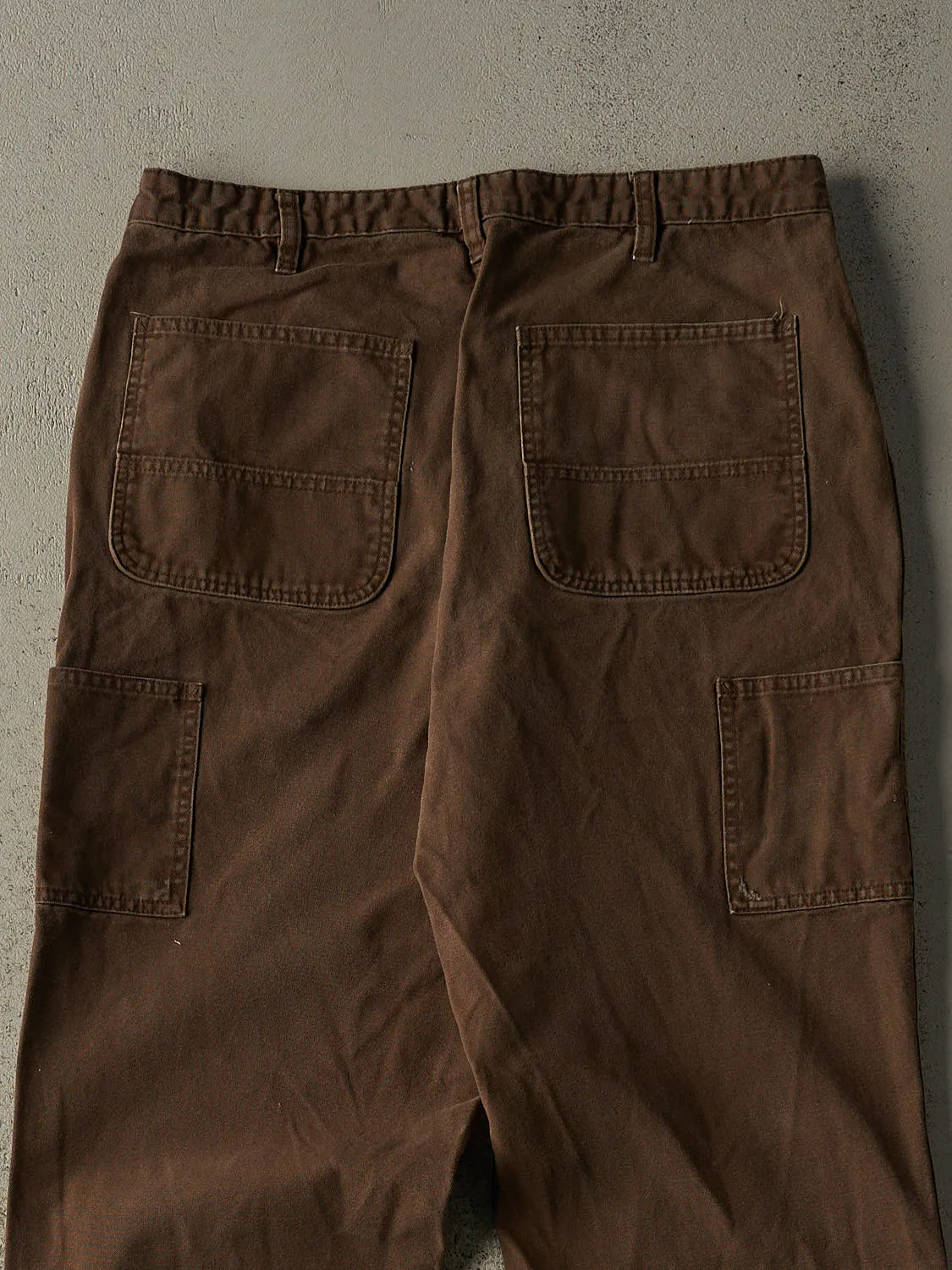 Vintage Y2K Faded Brown Carpenter Work Pants (34x31) sold by Rebalance Vintage product image thumbnail 5