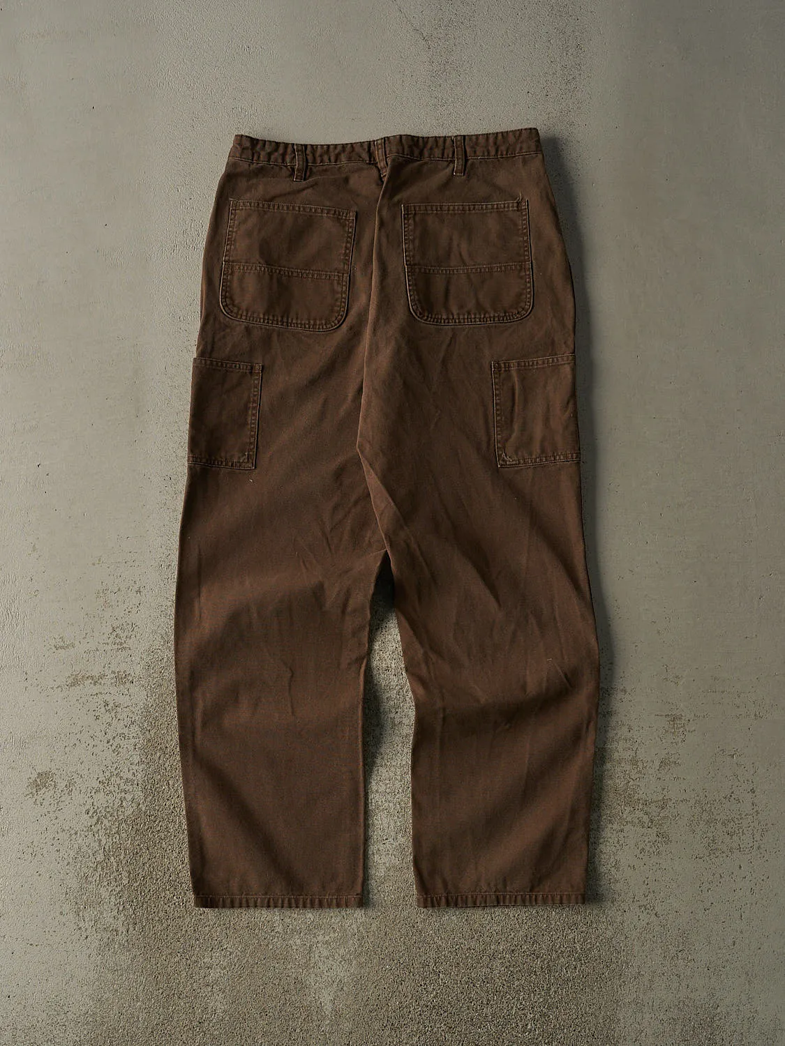 Vintage Y2K Faded Brown Carpenter Work Pants (34x31) sold by Rebalance Vintage product image thumbnail 3