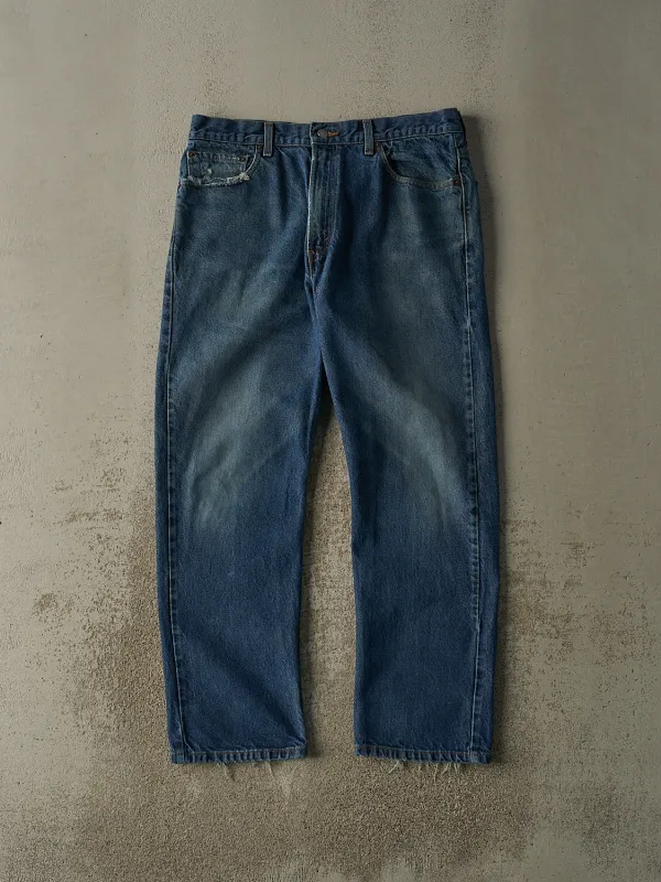 Vintage 90s Dark Wash Levi's 505 Jeans (35x30) sold by Rebalance Vintage