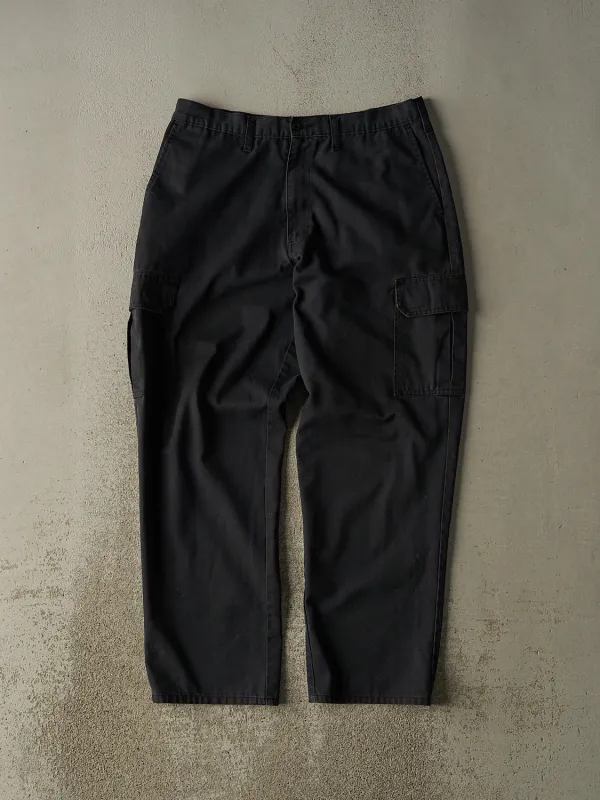 Vintage Y2K Faded Black Dickies Cargo Work Pants (34x30) sold by Rebalance Vintage