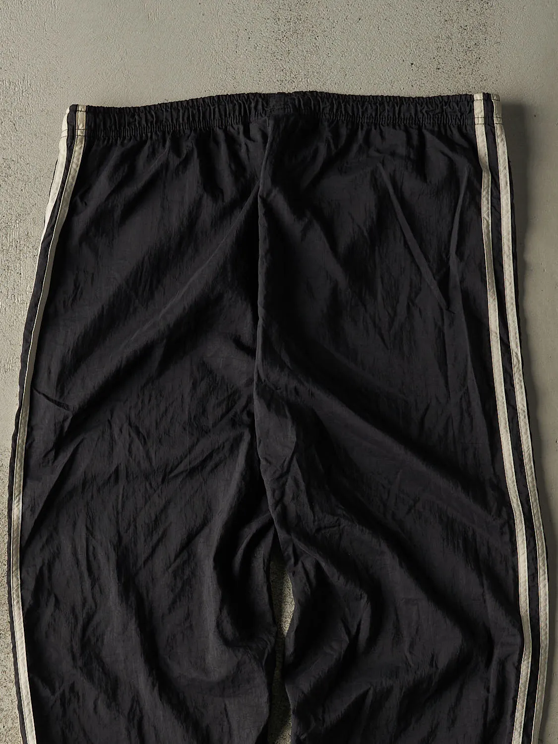 Vintage 90s Black Adidas Striped Track Pants (34x27) sold by Rebalance Vintage product image thumbnail 4