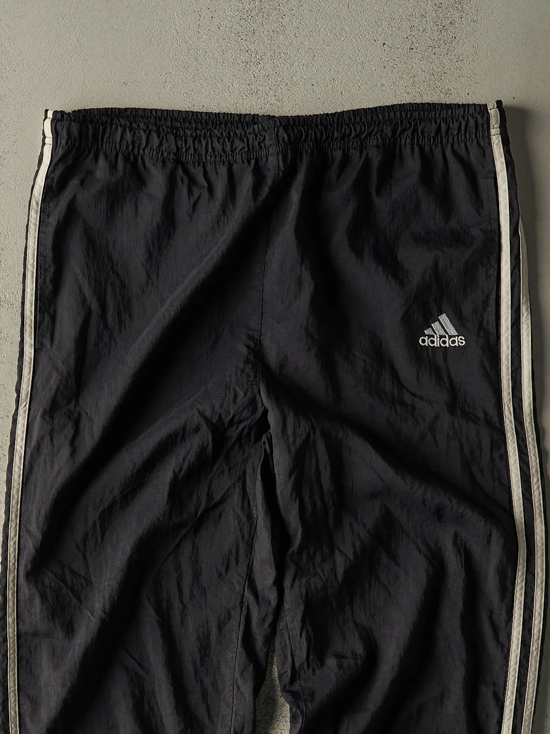 Vintage 90s Black Adidas Striped Track Pants (34x27) sold by Rebalance Vintage product image thumbnail 3