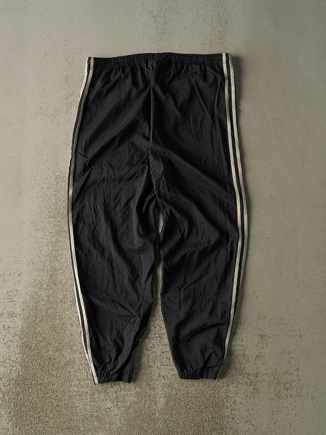 Vintage 90s Black Adidas Striped Track Pants (34x27) sold by Rebalance Vintage product image thumbnail 2
