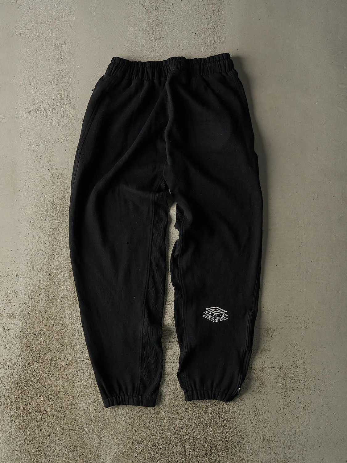 Vintage 90s Black Umbro Embroidered Sweat Pants (30x32) sold by Rebalance Vintage product image thumbnail 2