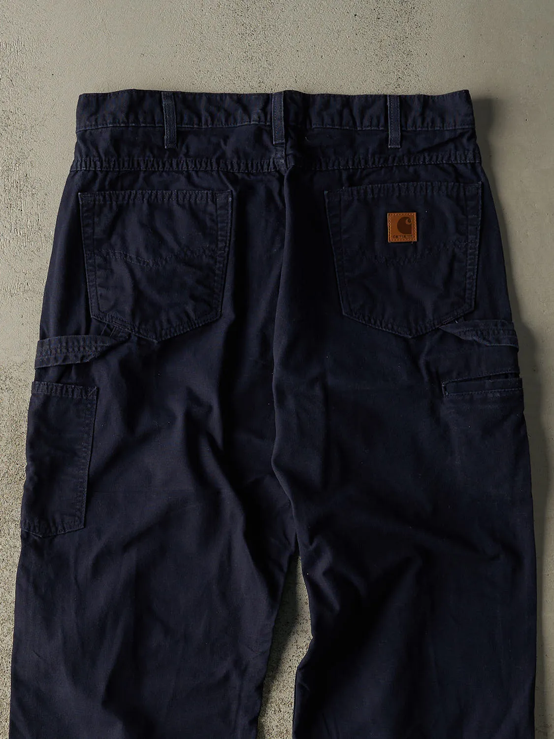 Vintage Y2K Navy Blue Carhartt Carpenter Pants (34x33) sold by Rebalance Vintage product image thumbnail 4
