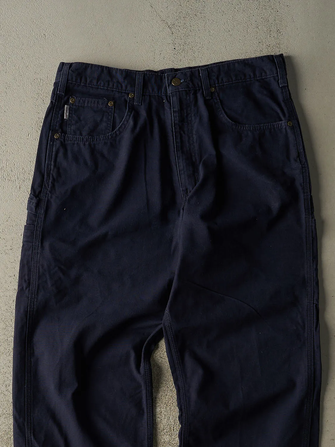 Vintage Y2K Navy Blue Carhartt Carpenter Pants (34x33) sold by Rebalance Vintage product image thumbnail 3