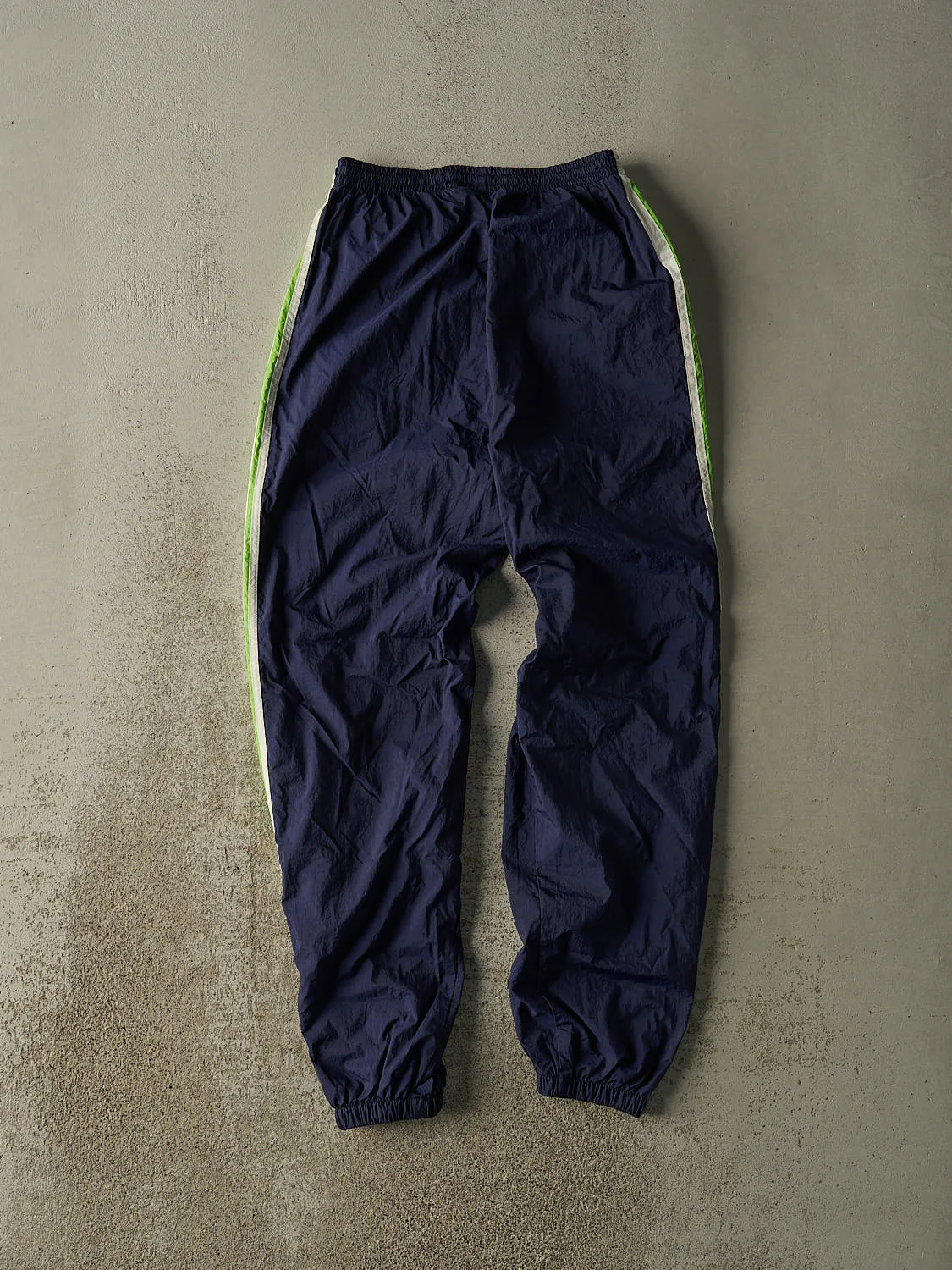 Vintage 90s Navy Blue Adidas Striped Track Pants (26x30) sold by Rebalance Vintage product image thumbnail 2