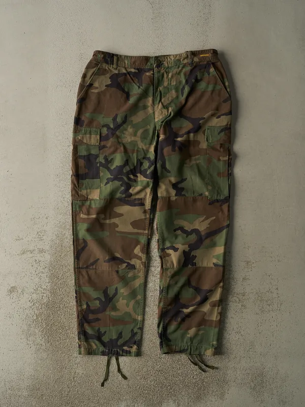 Vintage 90s Woodland Camo Military Cargo Pants (35x31.5) sold by Rebalance Vintage