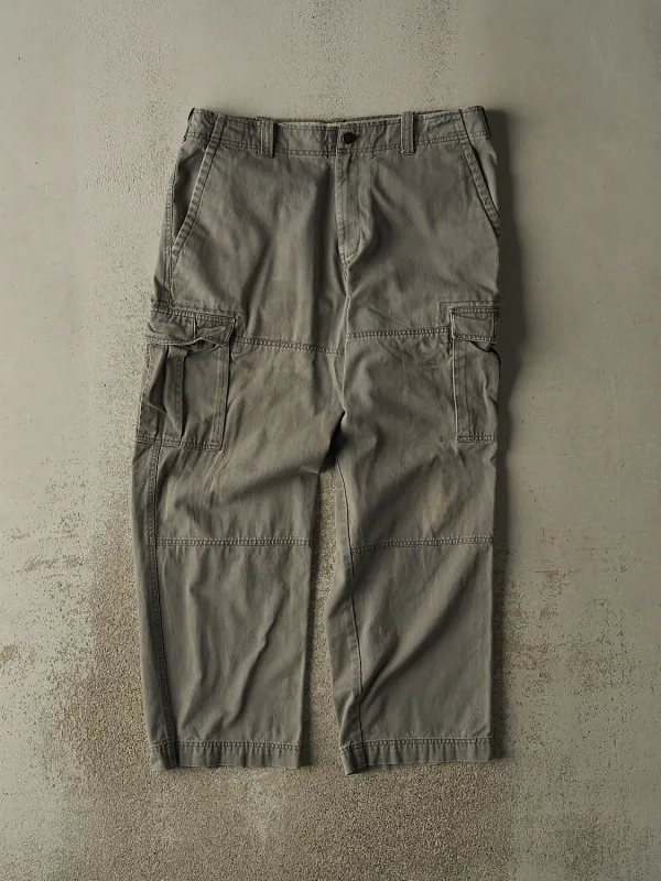 Vintage 90s Grey Denver Hayes Cargo Utility Pants (36x30) sold by Rebalance Vintage