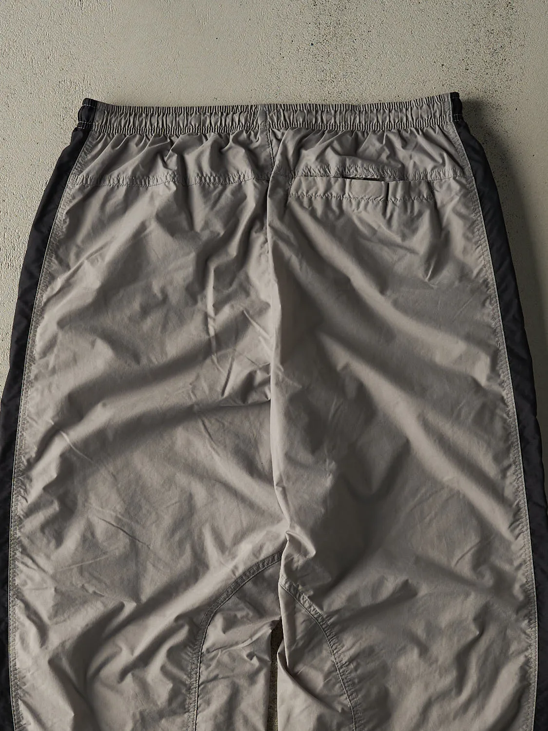 Vintage Y2K Grey Nike Striped Track Pants (32x31) sold by Rebalance Vintage product image thumbnail 4