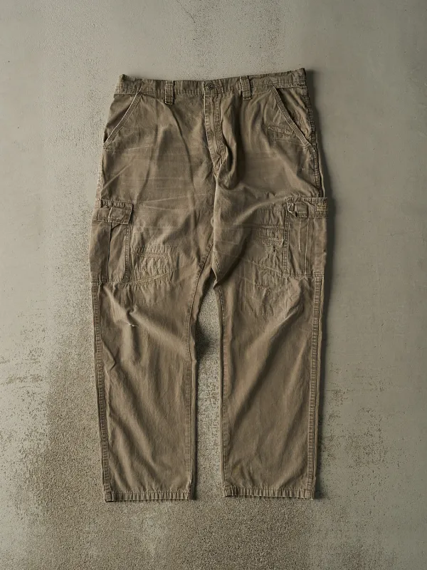 Vintage 90s Beige Wrangler Cargo Pants (36x31.5) sold by Rebalance Vintage