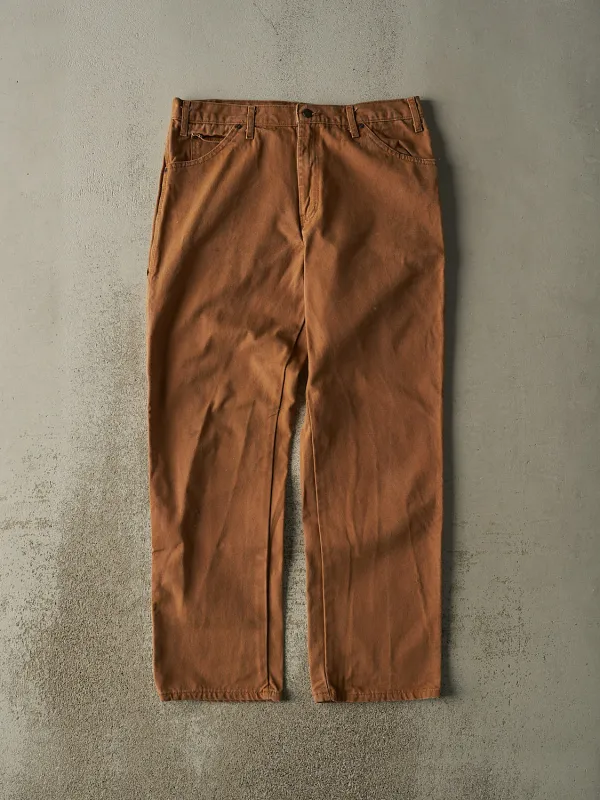 Vintage 90s Camel Dickies Carpenter Pants (35x32) sold by Rebalance Vintage