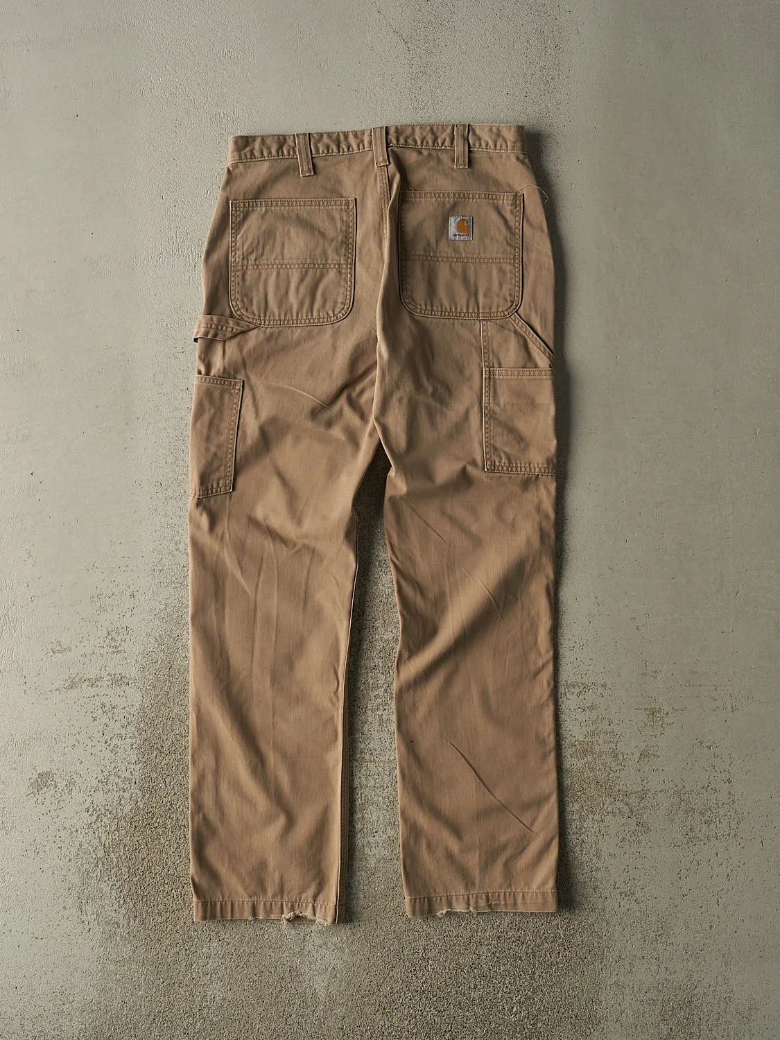 Vintage Y2K Beige Carhartt Carpenter Pants (32x32) sold by Rebalance Vintage product image thumbnail 2
