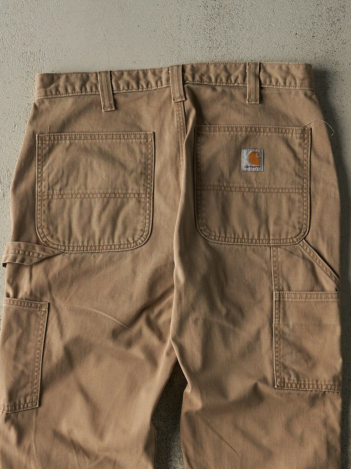Vintage Y2K Beige Carhartt Carpenter Pants (32x32) sold by Rebalance Vintage product image thumbnail 4