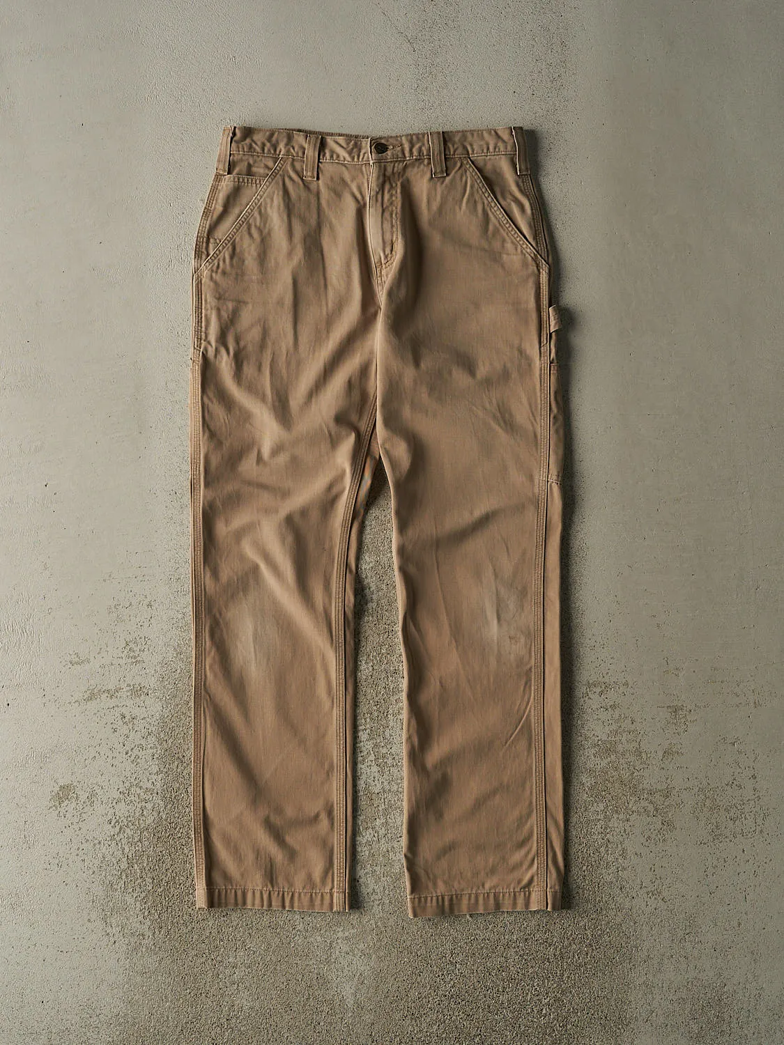 Vintage Y2K Beige Carhartt Carpenter Pants (32x32) sold by Rebalance Vintage