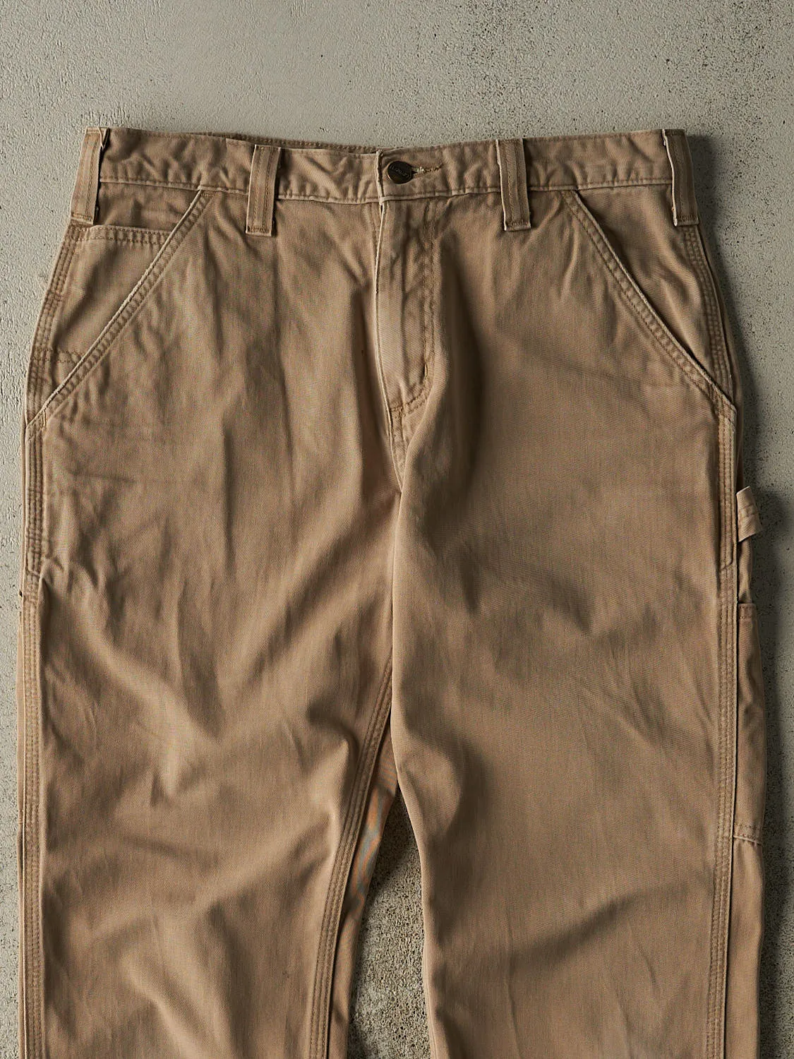 Vintage Y2K Beige Carhartt Carpenter Pants (32x32) sold by Rebalance Vintage product image thumbnail 3