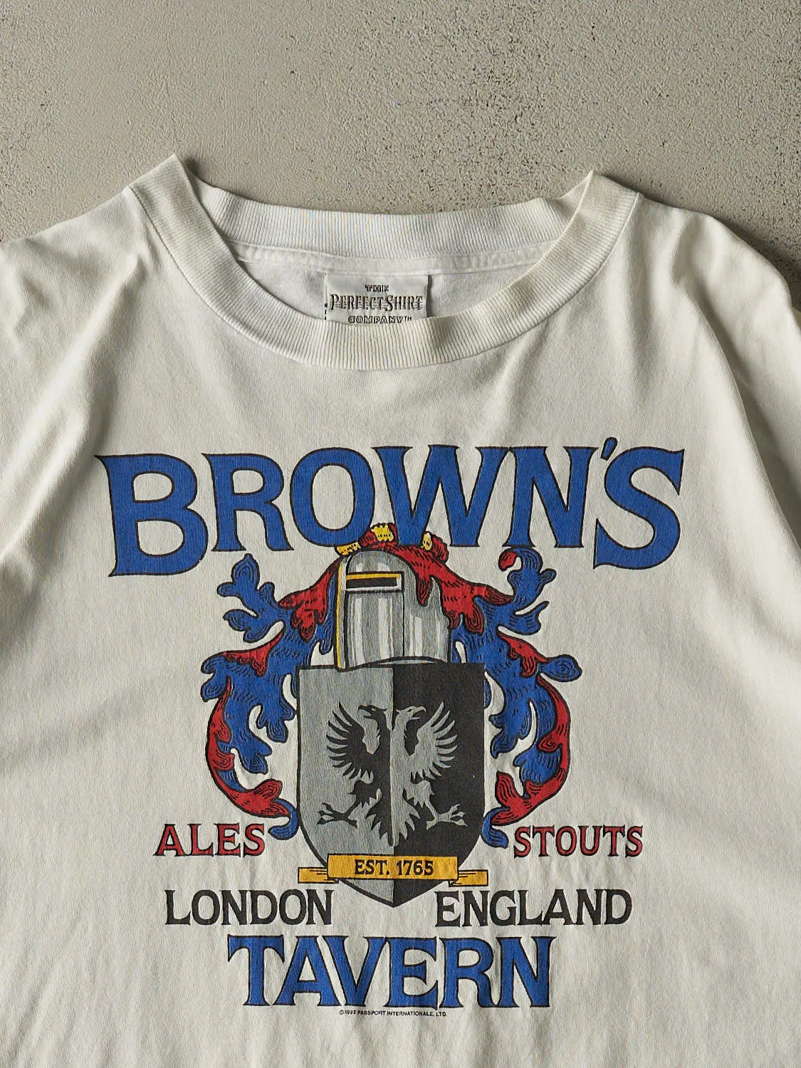 Vintage 92' White Browns Tee (XL/XXL) sold by Rebalance Vintage product image thumbnail 2