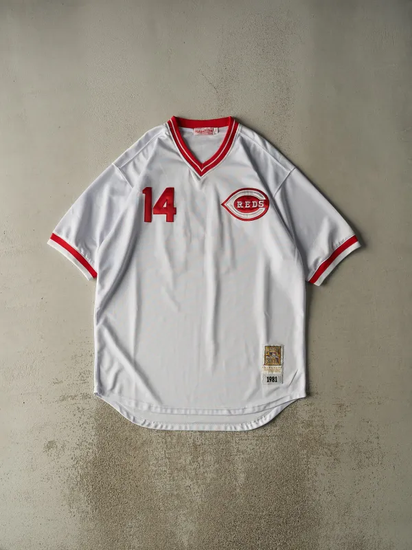 Vintage Y2K White Cincinnati Reds Pete Rose Baseball Jersey (XXL/XXXL) sold by Rebalance Vintage