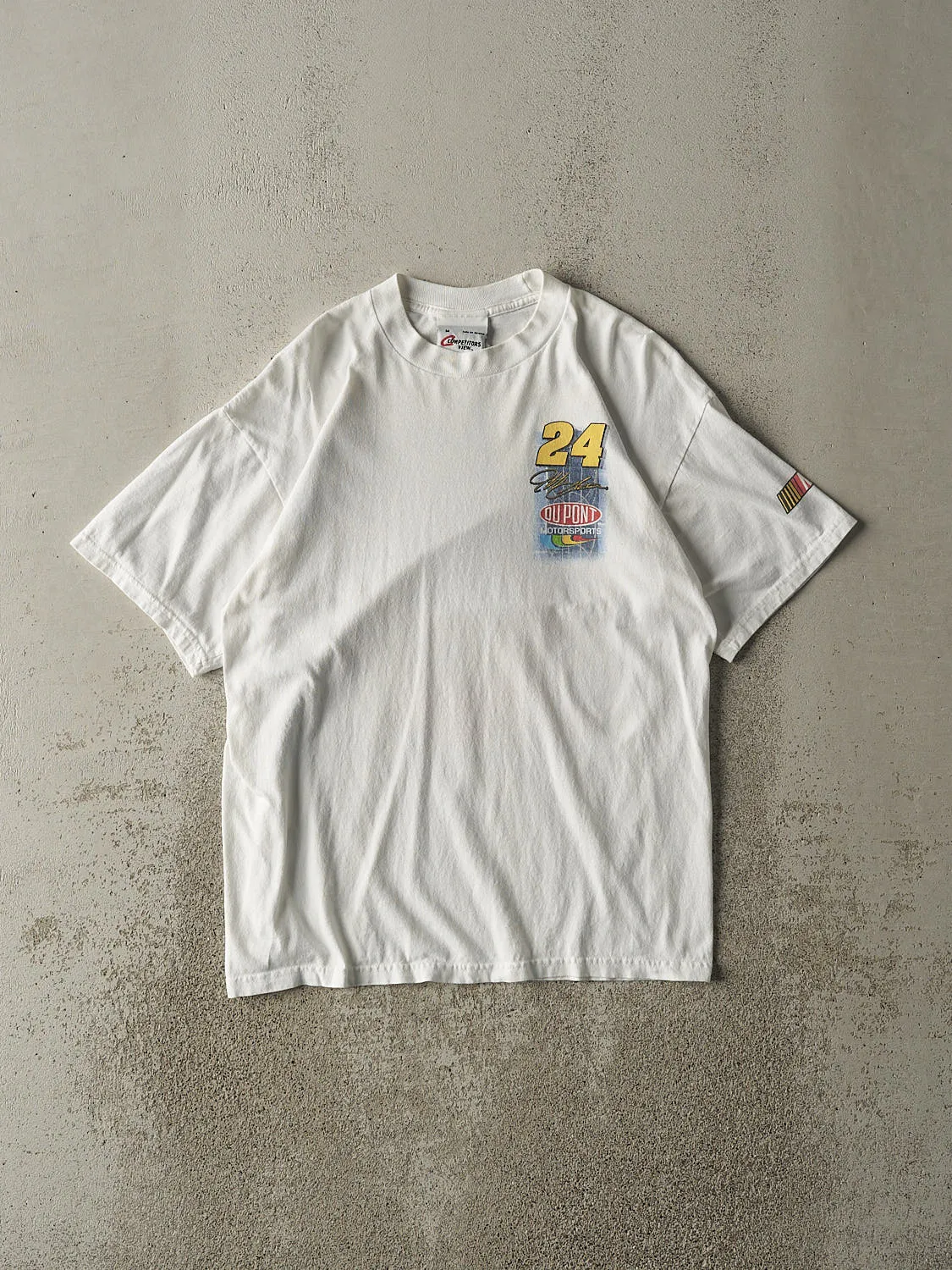 Vintage 02' White Jeff Gordon Nascar Racing Tee (M) sold by Rebalance Vintage product image thumbnail 2