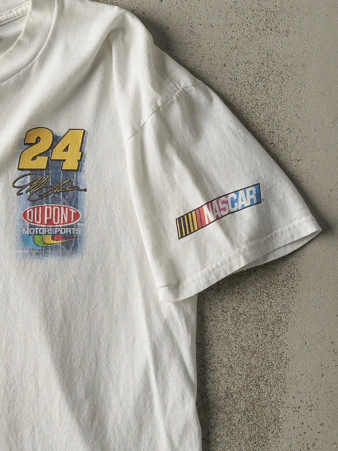 Vintage 02' White Jeff Gordon Nascar Racing Tee (M) sold by Rebalance Vintage product image thumbnail 3