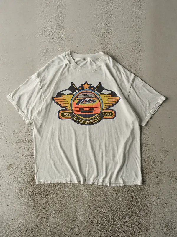 Vintage 97' White Tide Racing Single Stitch Tee (L/XL) sold by Rebalance Vintage