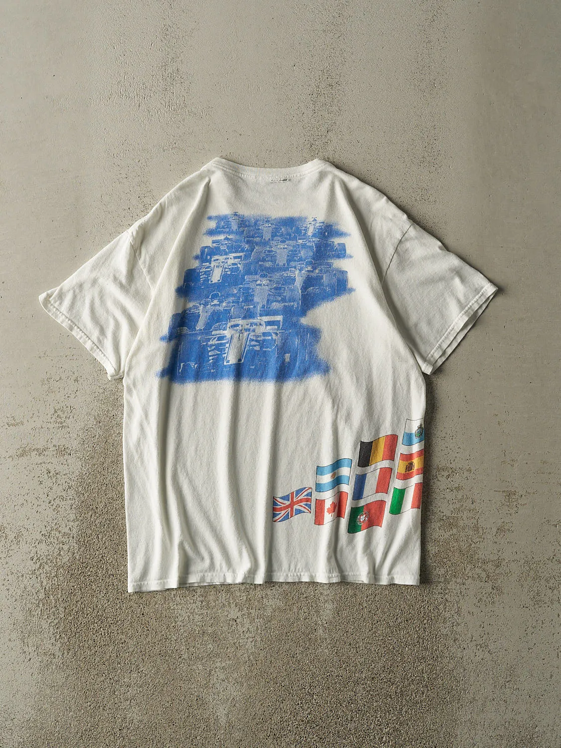 Vintage 91' White Las Vegas Prix Racing Tee (S/M) sold by Rebalance Vintage product image thumbnail 2