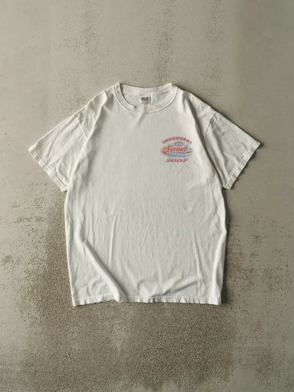 Vintage 07' White Summit Racing Tee (L/XL) sold by Rebalance Vintage