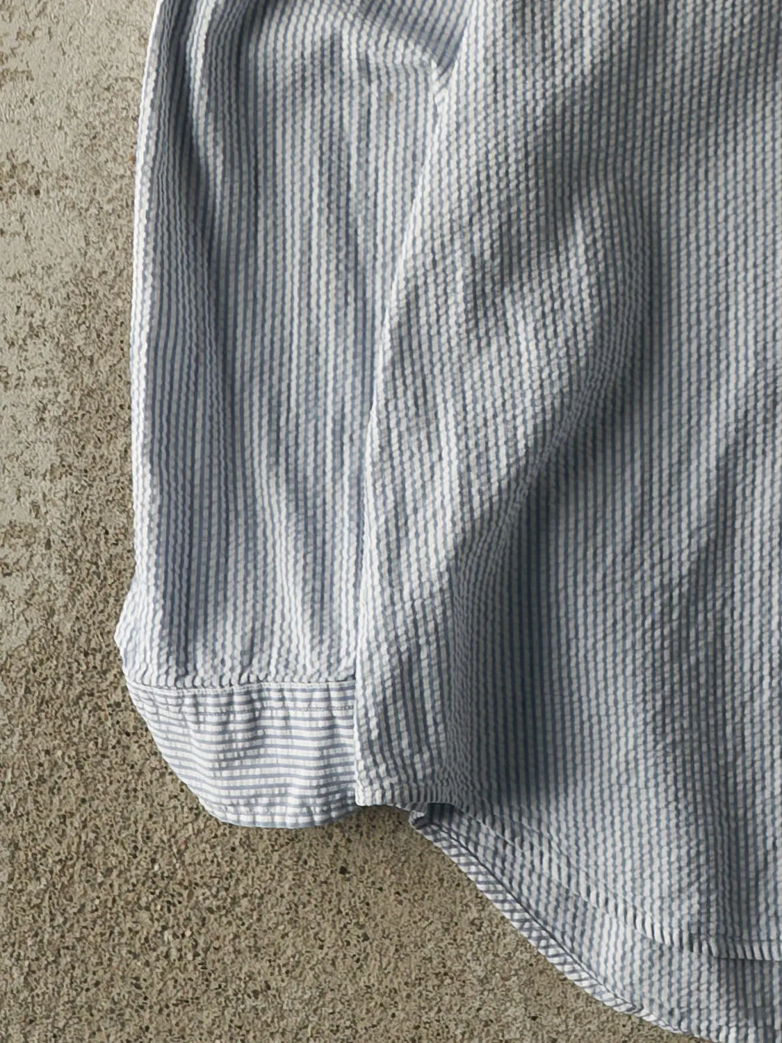 Vintage 90s Blue & White Polo Ralph Lauren Embroidered Long Sleeve Button Up (XL/XXL) sold by Rebalance Vintage product image thumbnail 3