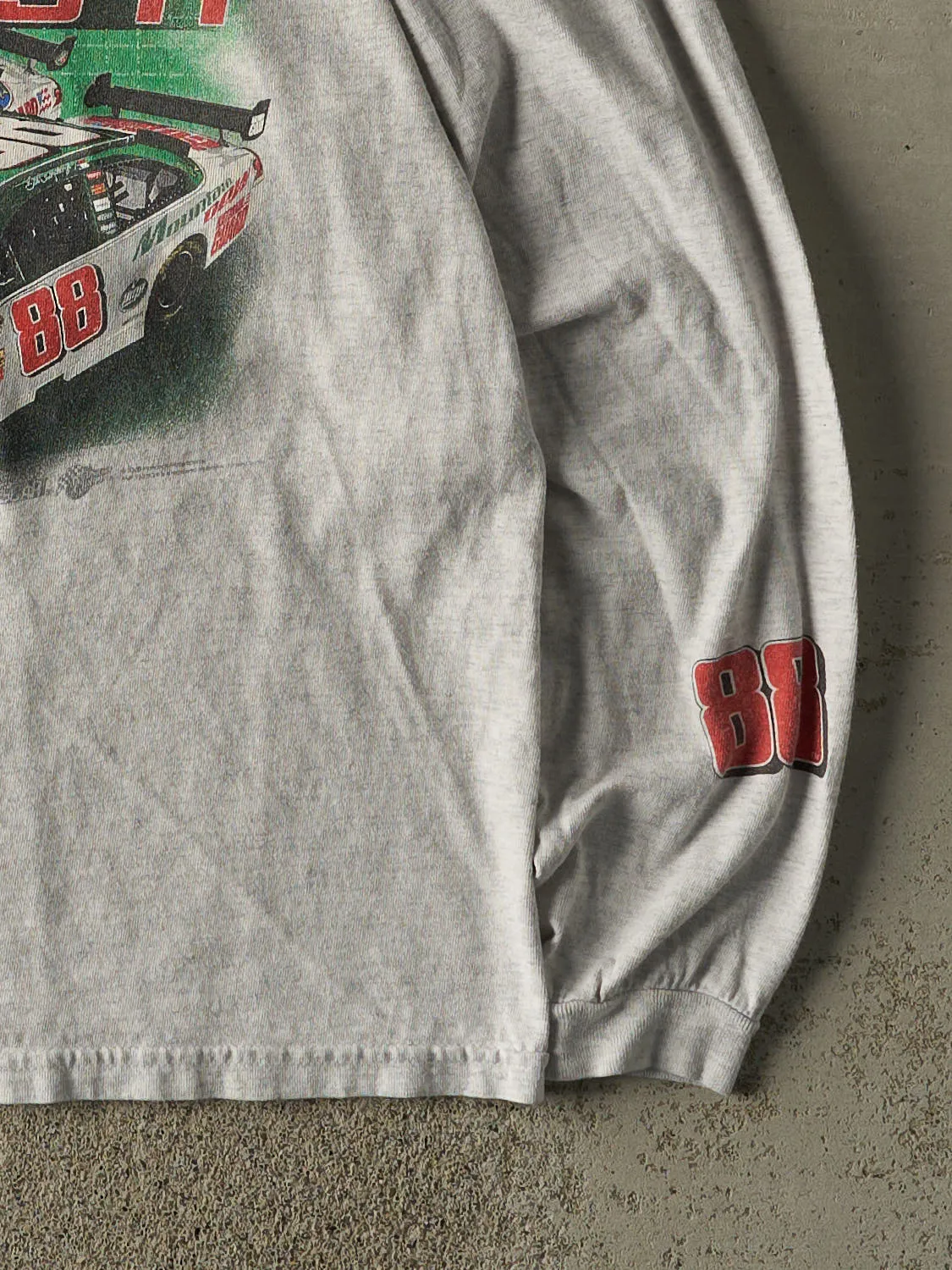 Vintage 06' Heather Grey Dale Earnhardt Jr. Nascar Racing Long Sleeve (L) sold by Rebalance Vintage product image thumbnail 4