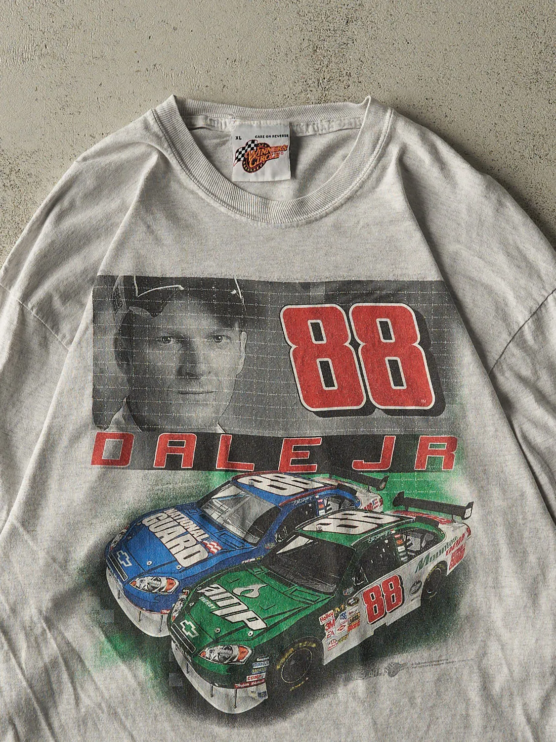 Vintage 06' Heather Grey Dale Earnhardt Jr. Nascar Racing Long Sleeve (L) sold by Rebalance Vintage product image thumbnail 2