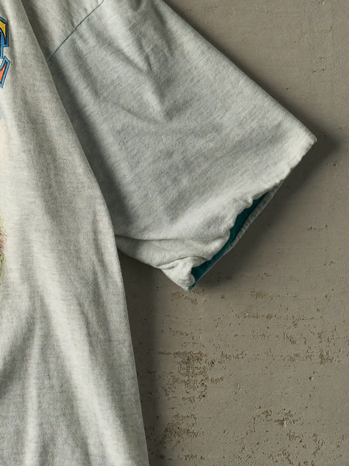 Vintage 90s Heather Grey Country Style Tennessee Double Neck Tee (XL) sold by Rebalance Vintage product image thumbnail 4