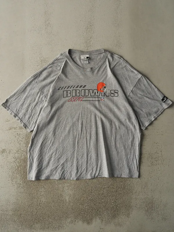 Vintage 90s Grey Cleveland Browns Tee (XL/XXL) sold by Rebalance Vintage