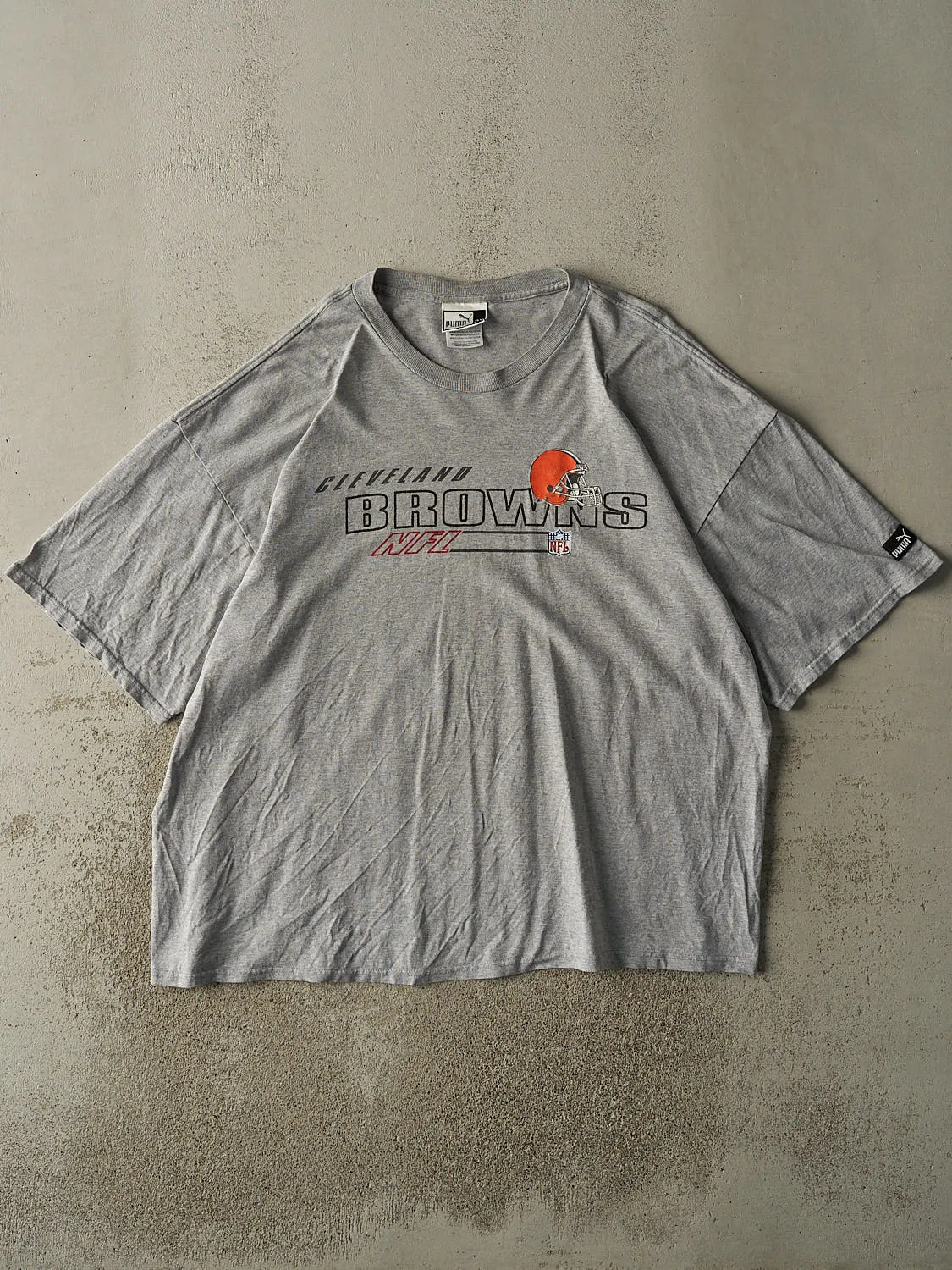 Vintage 90s Grey Cleveland Browns Tee (XL/XXL) sold by Rebalance Vintage