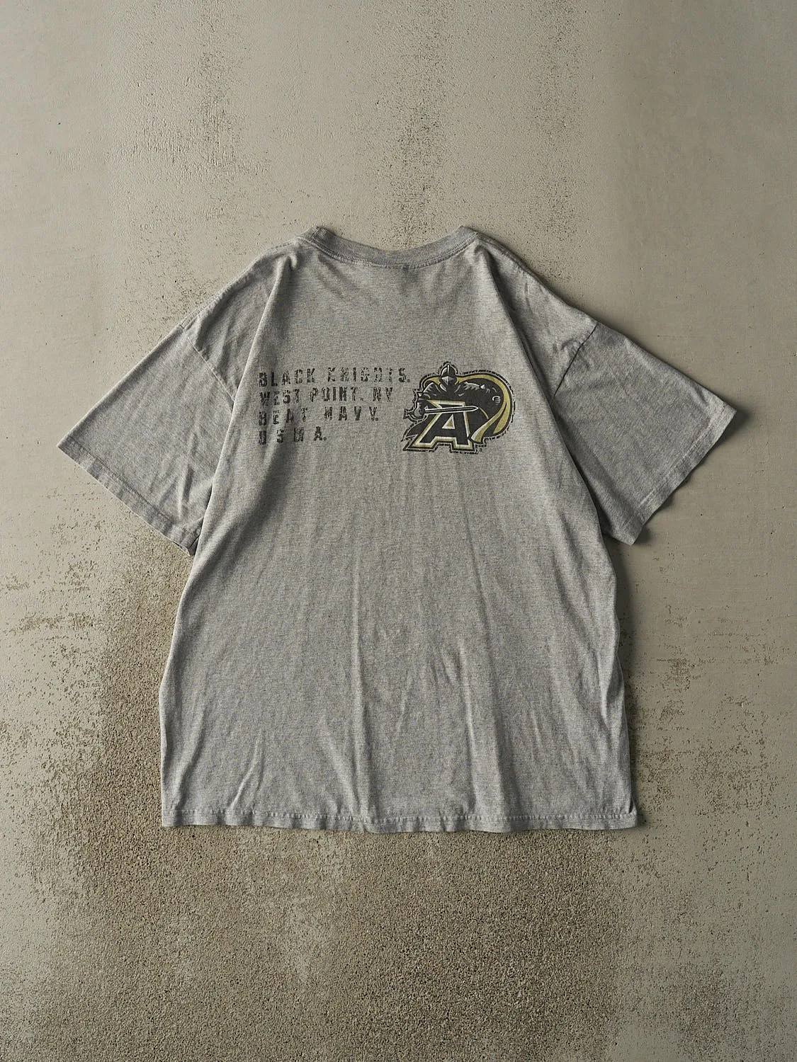Vintage Y2K Grey Army Athletics x Nike Tee (L) sold by Rebalance Vintage product image thumbnail 2