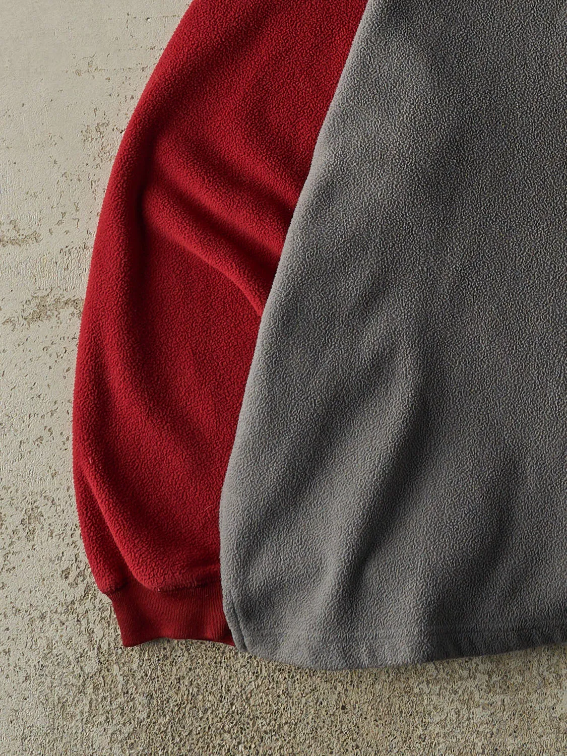 Vintage Y2K Grey & Burgundy Old Navy Long Sleeve Fleece (L/XL) sold by Rebalance Vintage product image thumbnail 3