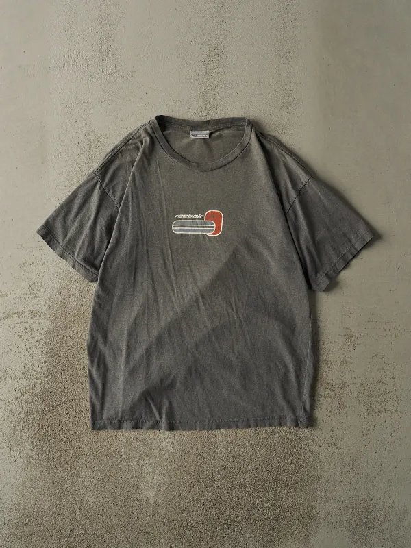 Vintage Y2K Charcoal Grey Reebok Tee (L) sold by Rebalance Vintage