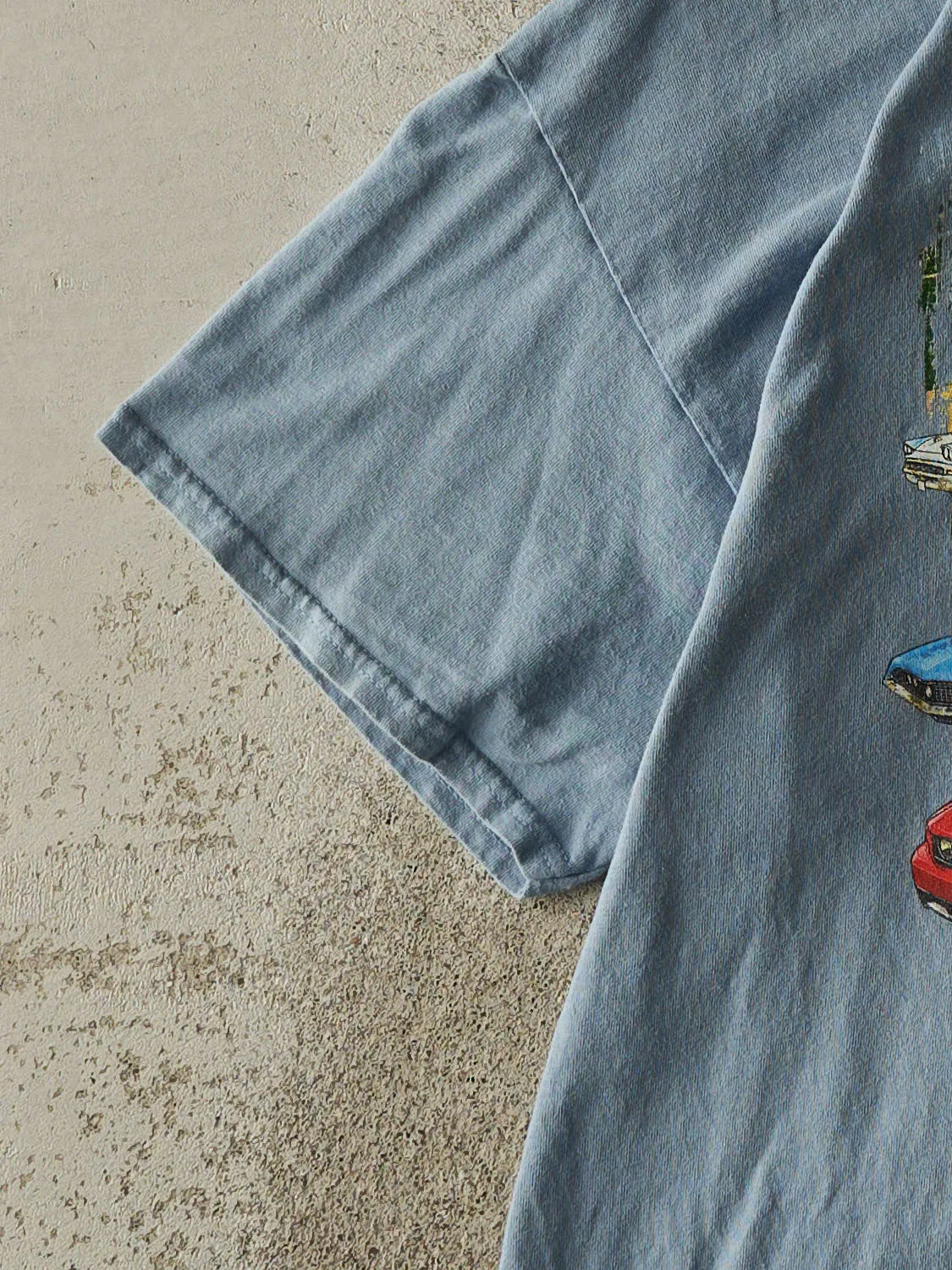 Vintage Y2K Slate Blue Ford Field of Dreams Tee (L) sold by Rebalance Vintage product image thumbnail 3