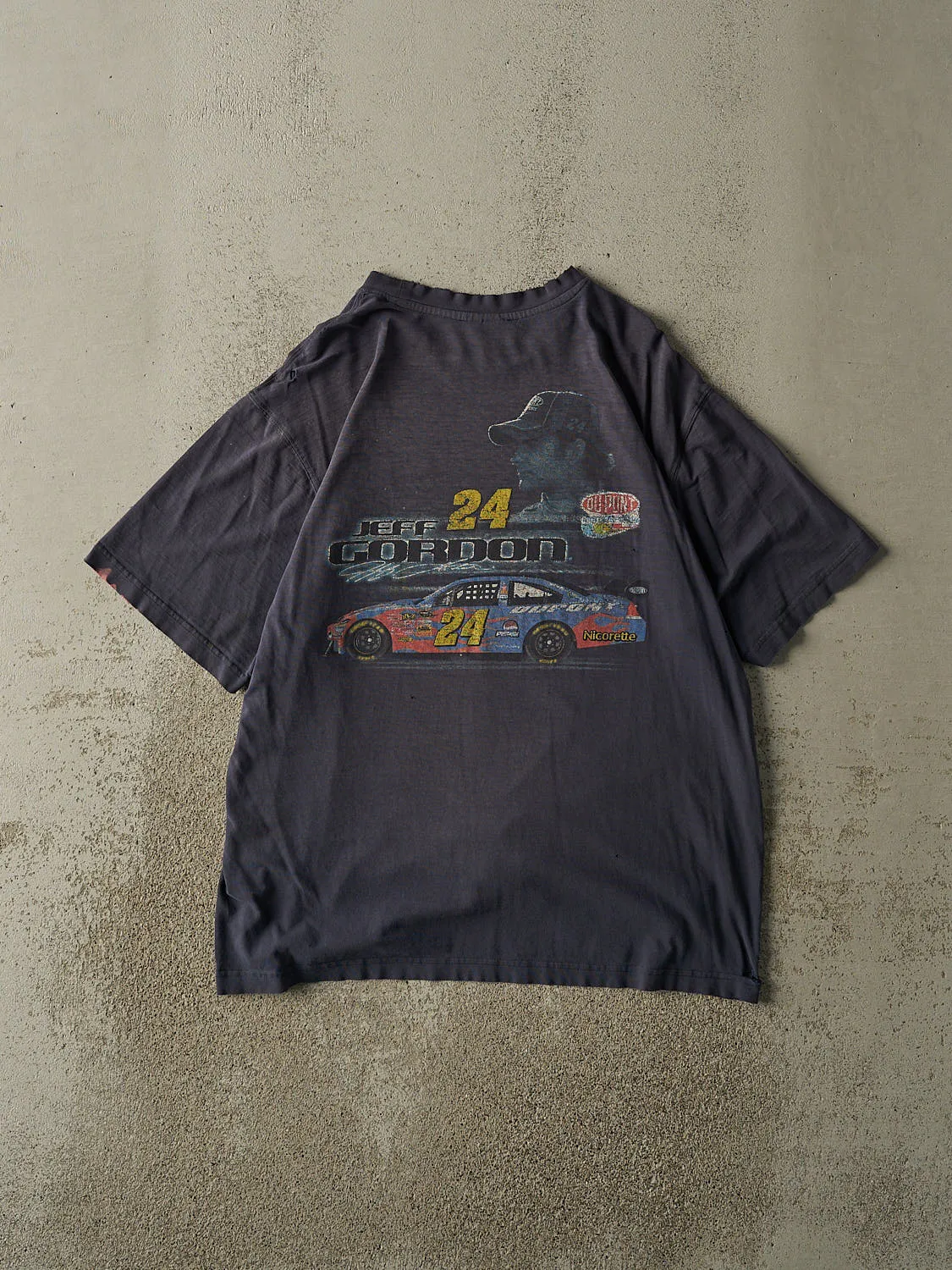 Vintage 90s Navy Blue Jeff Gordon Nascar Racing Tee (L) sold by Rebalance Vintage product image thumbnail 2