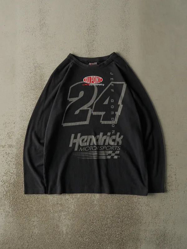 Vintage Y2K Black Jeff Gordon Nascar Racing Thermal Long Sleeve (M/L) sold by Rebalance Vintage