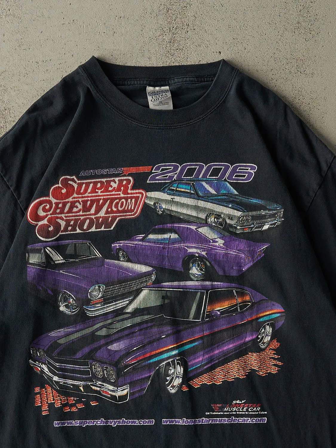 Vintage 06' Faded Black Super Chevy Show Tee (L/XL) sold by Rebalance Vintage product image thumbnail 3