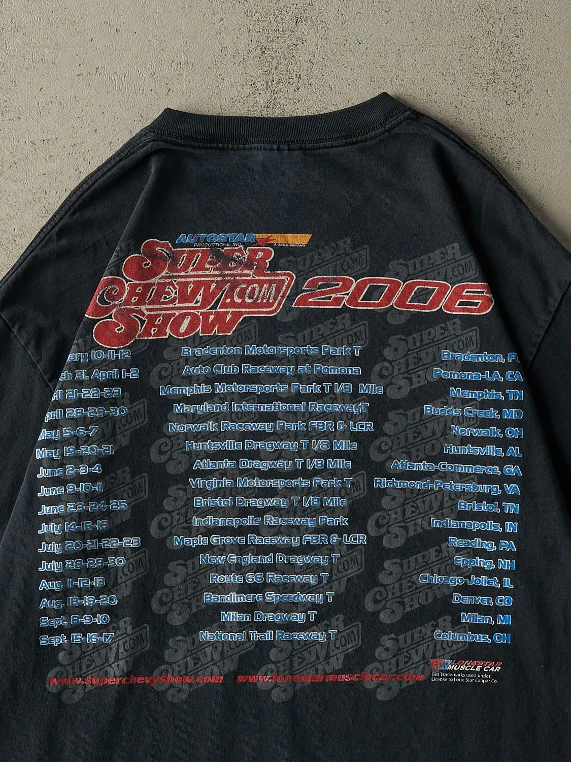 Vintage 06' Faded Black Super Chevy Show Tee (L/XL) sold by Rebalance Vintage product image thumbnail 4