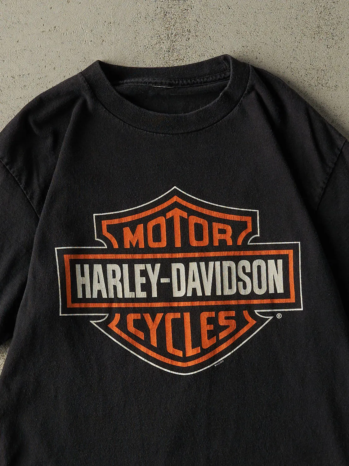15' Black Harley Davidson Wisconsin Tee (S/M) sold by Rebalance Vintage product image thumbnail 3