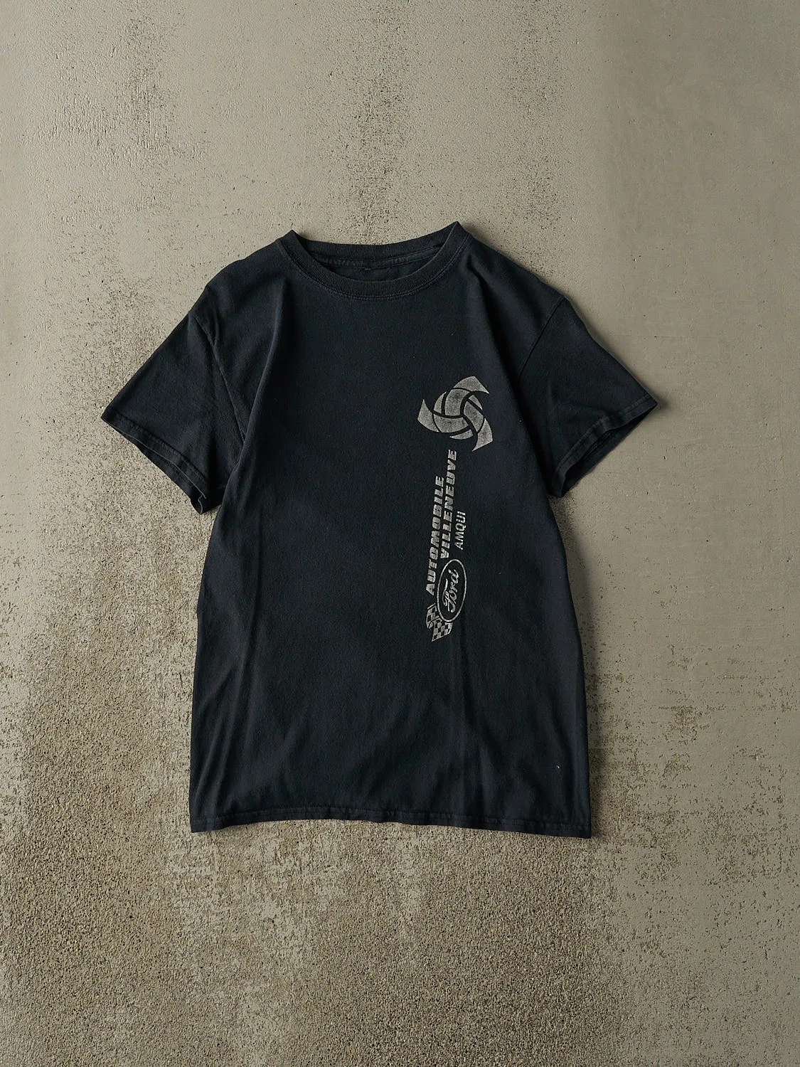 Vintage Y2K Faded Black Ford Volleyball Tee (XS) sold by Rebalance Vintage