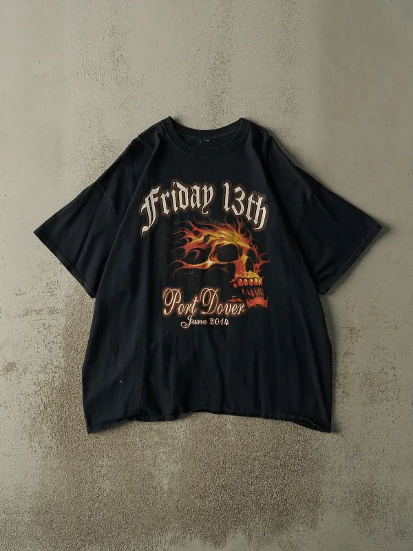 Vintage 14' Black Friday the 13th Port Dover Bike Rally Tee (XL) sold by Rebalance Vintage