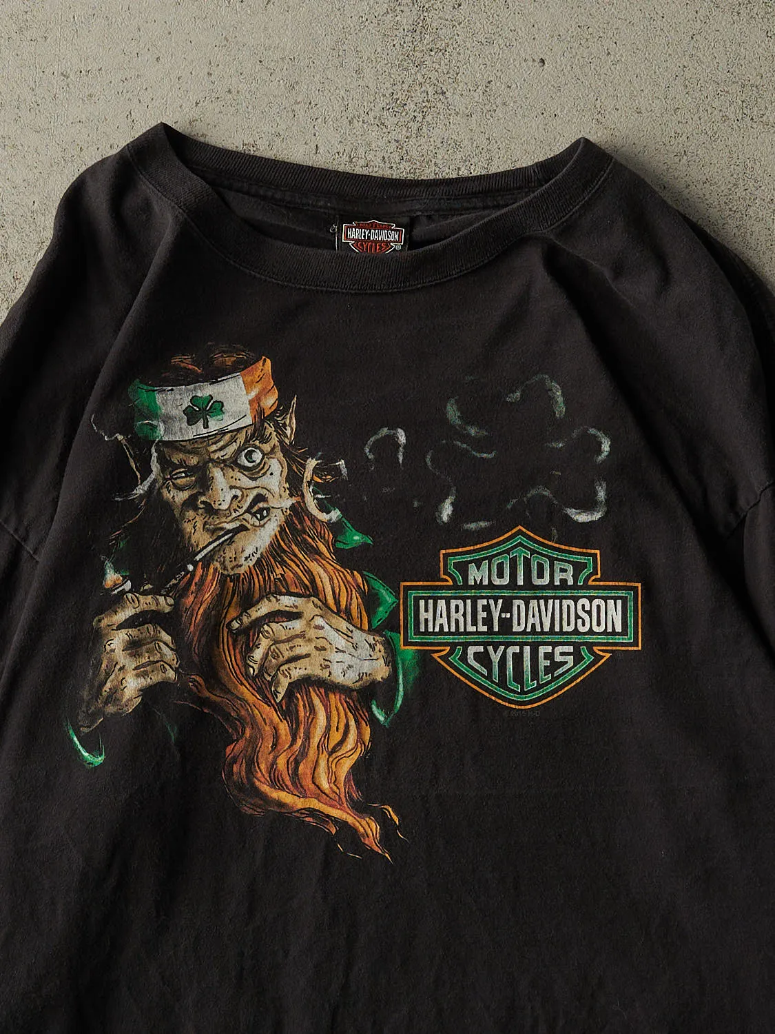 15' Black Harley Davidson Chilliwack BC Long Sleeve (L/XL) sold by Rebalance Vintage product image thumbnail 3