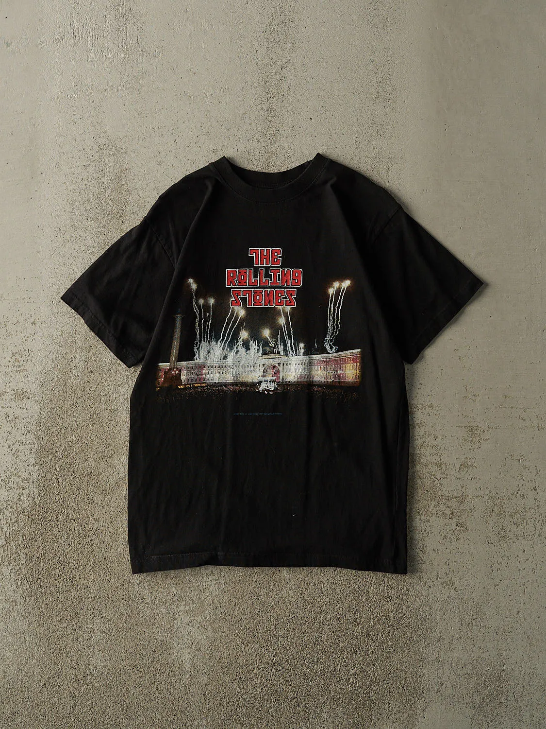 Vintage 07' Black The Rolling Stones Russia Tour Tee (S) sold by Rebalance Vintage